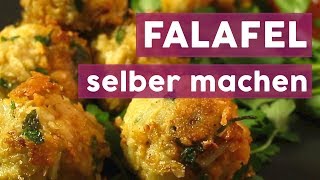 Rezept Falafel einfach selber machen [upl. by Nnylyt]