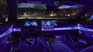 2023 BMW 7 Series  My Modes Theatre Screen amp Dynamic Ambient Lighting [upl. by Ttennej]