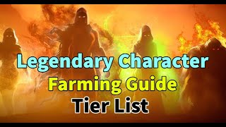 Legendary Character Farming Guide 2023  Who to Focus Updated Tier List  MARVEL Strike Force [upl. by Graig]