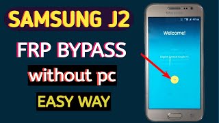 samsung j2 frp bypus  Samsung j200fg frp unlock without pc  Samsung j2 frp unlock no pc [upl. by Enotna]