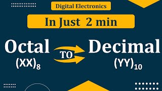 Octal to decimal conversion  How to convert octal to decima  Number System  Mruduraj [upl. by Penney]