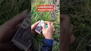 ACTION LUNKERHUNT POCKET FROG hobby fishing viral viralvideo trend trendingshorts lunkerhunt [upl. by Annaej579]