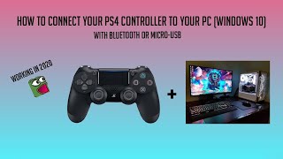 How to use your PS4 controller on your PC in 2021 WORKING [upl. by Daniela723]