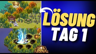 Afk Arena LUNTENTRUPPE Lösung Tag 1 [upl. by Noseyt]