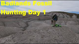 Fossil Hunting The White River Badlands Day 1 thefinders fossil badlands [upl. by Magbie]