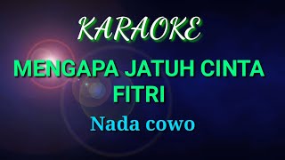 MENGAPA JATUH CINTA KARAOKE FITRI Nada cowo [upl. by Materi]