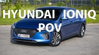 2017 Hyundai IONIQ hybrid DCT  POV test and drive  0100 acceleration  GoPro 5 [upl. by Auoz]