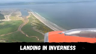 easyJet Airbus A319 landing at Inverness Airport over the coastline [upl. by Sylvanus]