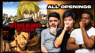 FIRST TIME Reacting to All Vinland Saga Openings 14  REACTION [upl. by Rashidi921]