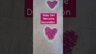 Baby Welcome decoration  baby shower  youtube shorts youtubeshorts [upl. by Reisman]