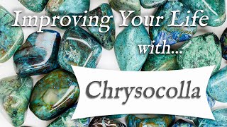 CHRYSOCOLLA 💎 Top 4 Crystal Wisdom Benefits of Chrysocolla  Chrysocolla Properties [upl. by Millisent]