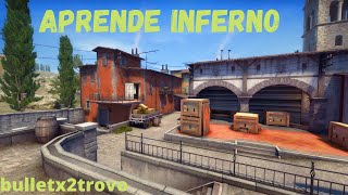 Nombre de los sitiosposiciones INFERNO Inferno Callouts counter strike global offensive  CSGO [upl. by Britt]