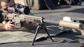 The Barrett MRAD In 338 Lapua Magnum Suppressed [upl. by Sivek]