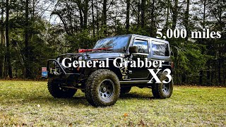 General Grabber X3 5000 mile review [upl. by Eido]