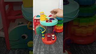 Red purple yellow owl shape sorter fun sound effect [upl. by Ayidah663]