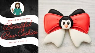 🐧 How to Decorate Bowtastic Cookies [upl. by Wycoff]