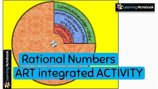 Maths project Rational Numbers Working Model  Maths TLM [upl. by Adnahcir864]