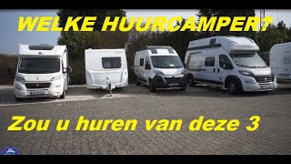 Wat kost een camper huren We vergelijken 3 huurcampers [upl. by Iclek994]