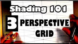 Shading 101 Making a Perspective Grid Part 3  Easy Things to Draw [upl. by Lhok109]