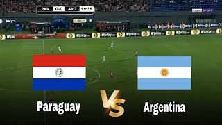 🔴 Paraguay vs Argentina EN VIVO  Eliminatorias 2024 [upl. by Hedley]