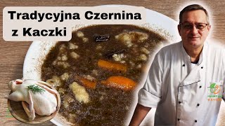 🍲 Przepis na Tradycyjną Zupę Czerninę z Kaczki 🦆🍲Krok po Kroku [upl. by Mildred415]