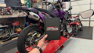 DRZ400SM LECTRON BILLETRON PRO Carb Install [upl. by Yrok]