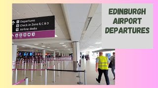 Edinburgh Airport Departures Landside amp Airside  March 2024 [upl. by Kepner982]