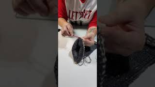 How I make fingerless gloves on a sentro 40 pin machine [upl. by Kaitlin434]