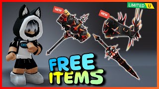 3 New FREE LIMITED UGC items 😍 How to get FREE UGC LIMITED ITEMS on ROBLOX  Roblox [upl. by Nyer]