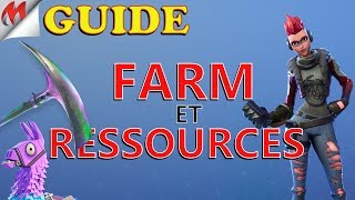 FORTNITESAUVER LE MONDE GUIDE DE FARM ET RESSOURCES [upl. by Micaela]