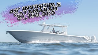 46 INVINCIBLE CATAMARAN 1199000  Full Walkthrough [upl. by Nohsyt]