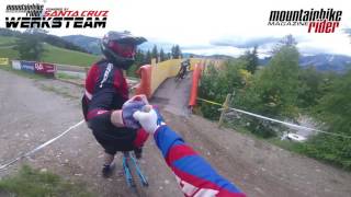 Track Check iXS European Downhill Cup 3 in Schladming [upl. by Onyx]