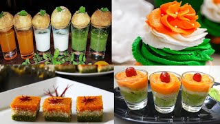 Tricolor Food Ideas Independence Day Special Lunch box Ideas Har Ghar Tiranga Tricolor Recipes [upl. by Annaik]