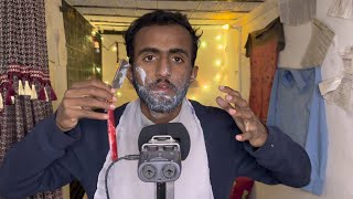 ASMR Fast And Aggressive Real Shaving 🪒 [upl. by Ecinert]