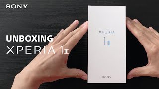 Unboxing Sony Xperia 1 III [upl. by Rendrag]