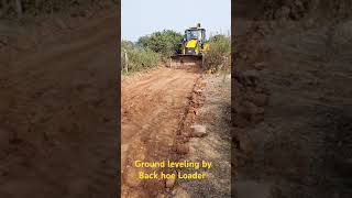 Ground leveling by BackhoeJCB [upl. by Nalat101]