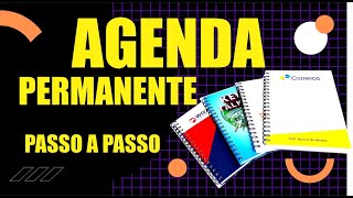 Como fazer agendas permanente  Agendas personalizadas [upl. by Dettmer]