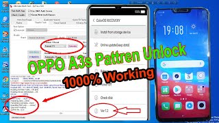 OPPO A3s CPH1853 Pattren Unlock UMT  Oppo a3s Frp bypass  Google account Remove UMT 2024 [upl. by Moulden]