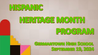 Hispanic Heritage Month Celebration for Programing [upl. by Olson]