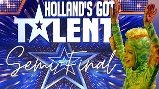 SemiFinal  Hollands Got Talent 2023  Contortion Touch the Sky featured in Brave by Disney [upl. by Rior]