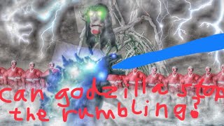 GODZILLA vs RUMBLING sticknodes animation monsterverse vs attack on titan [upl. by Ashli]