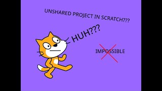 How to feature an unshared project in scratch [upl. by Hgielrebma]