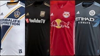 TOP 10 Best MLS 2018 Kits  MLS Adidas Kit Drops [upl. by Yseulta373]