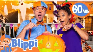 Blippi’s TrickorTreat Halloween Adventure 🎃👻💀  Blippi  Educational Videos for Kids [upl. by Grassi]