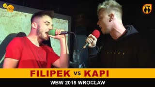 Filipek 🆚 Kapi 🎤 WBW 2015 Wrocław freestyle rap battle [upl. by Aihsit]