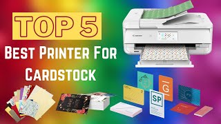 Top 5 Best Printer For Cardstock In 2024 [upl. by Natsrik377]