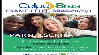 EXAME CELPEBRAS 20201 PARTE ESCRITA ÁUDIOVÍDEO TEXTO LEITURA PROVA COMPLETA DA ÚNICA EDIÇÃO [upl. by Hanej109]