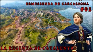 01 Ermessenda de Carcassona La Regenta de Catalunya en CK3 [upl. by Crissie]