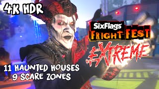 Fright Fest Extreme 2024 at Six Flags Magic Mountain  Valencia California [upl. by Ragas]