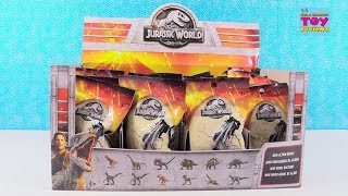 Jurassic World Mini Action Dino Blind Bag Figures Opening Toy Review  PSToyReviews [upl. by Ys122]